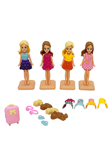 BABYDOLL まとめ売り 82点 Gokidy Dollyland Minkie Eğlenceli Moda Partisi Bebekleri 17 Parça