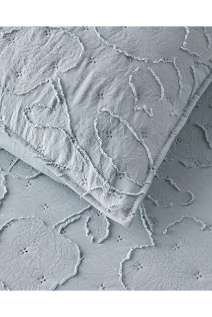 English Home Verdant Jacquard Tek Kişilik Yatak Örtüsü Takımı