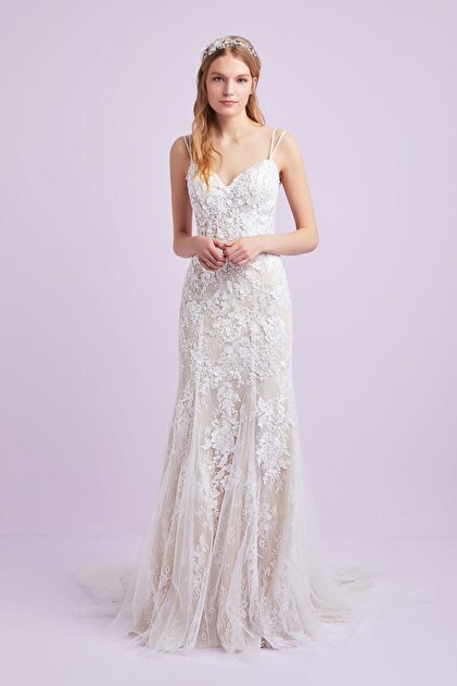 white or ivory dress Hollywood Gown