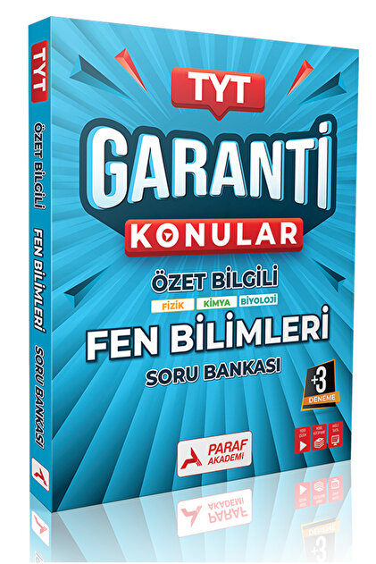 TYT Fen Bilimler Garanti Konular Soru Bankası-PARAF AKADEMİ