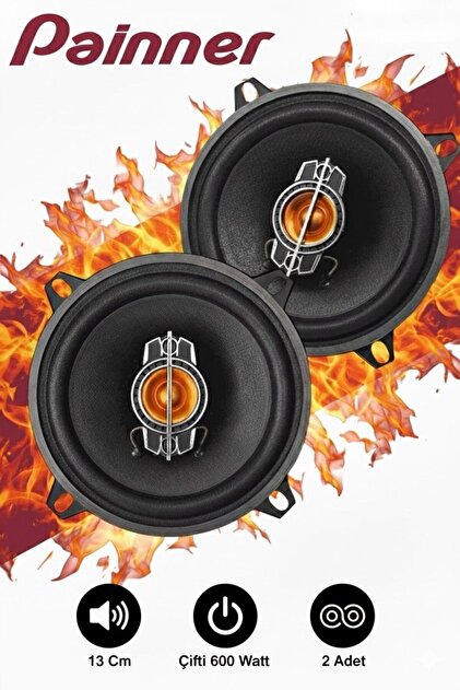 ピ♪ Painner Ben Audıo Çifti 600 Watt 13 Cm Araba Oto Hoparlör Tweeter