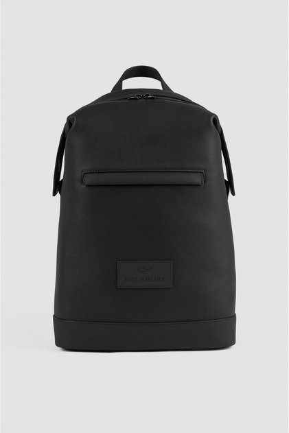 Men's Woven Leather Backpack