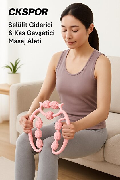 k*★様 Stress Free ApparatusⅡ CKSpor 9 Tekerlekli Masaj Aleti , Kas Rahatlatıcı ve Kan Dolaşımı