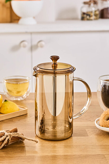 Karaca Alina Bitki Çayı ve Filtre Kahve Demliği French Press 600
