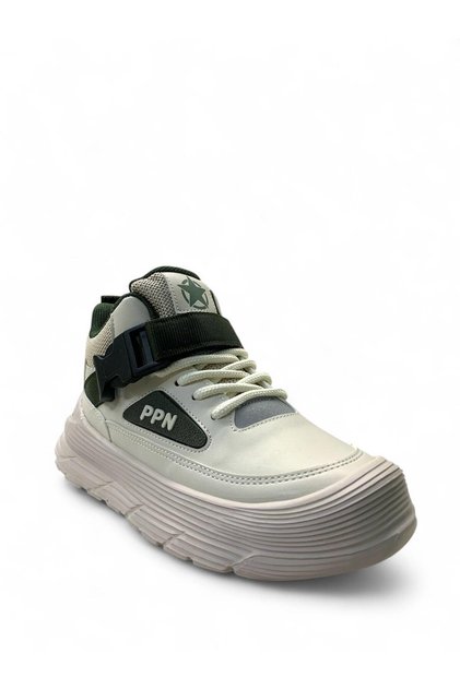 2036 Orthopedic Boy's Cream/Khaki Sports Boots