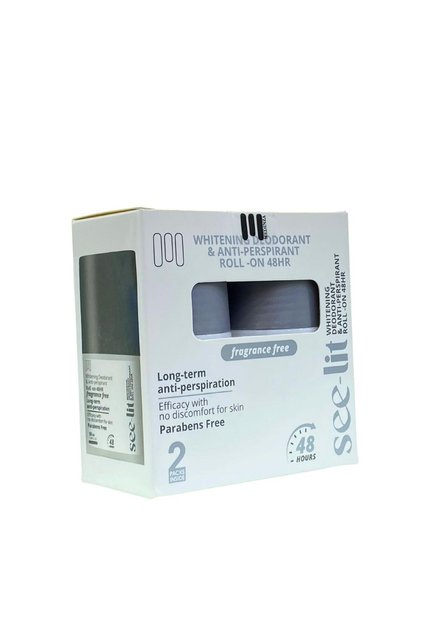 See-Lit Deodorant Unscented 50ml 2 Pack