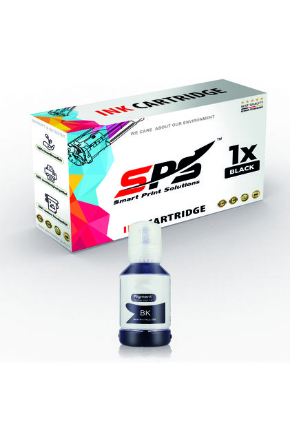 SPS Compatible Ink Cartridges for Epson | T-101 | 1x Black | Yield Upto 550 Pages