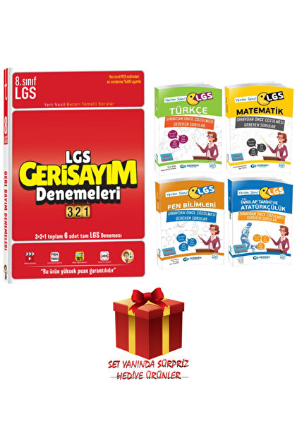Tonguç Yayınları 8. Sınıf - LGS Geri Sayım Denemeleri 321+Yerim