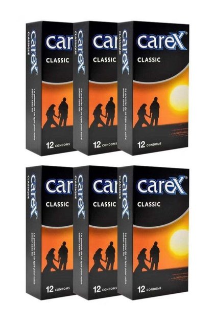 Pack of 6 Boxes Classic Condoms