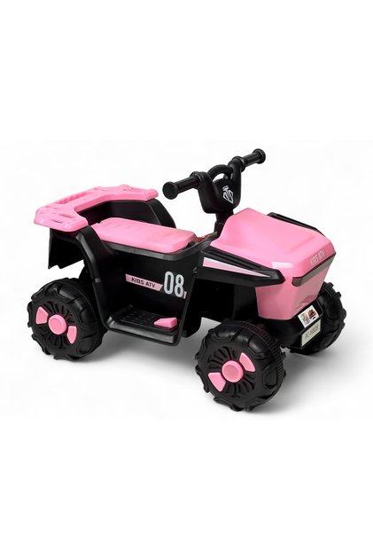 6V Electric Kids Ride On ATV, Battery Powered Quad Bike with 4 Wheels, LED Lights & Music, Ride On Motorcycle Toy for Boys & Girls, Indoor Outdoor Vehicle, Ages 2-5 Years
