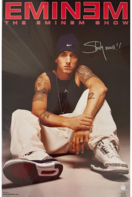 512 STORE Eminem Müzik Retro Duvar Dekor Afiş Çerçevesiz Poster