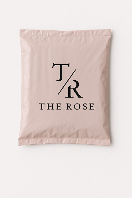 The Rose Siyah Grek Düz Tül Perde, Seyrek Pile, 1/2, Düz, Sade