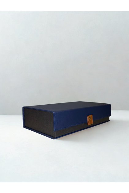 5-Compartment Leather Detailed Decorative Organizer