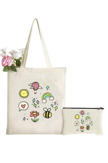 Cloth Bag - Pen Holder Set, Set of 2