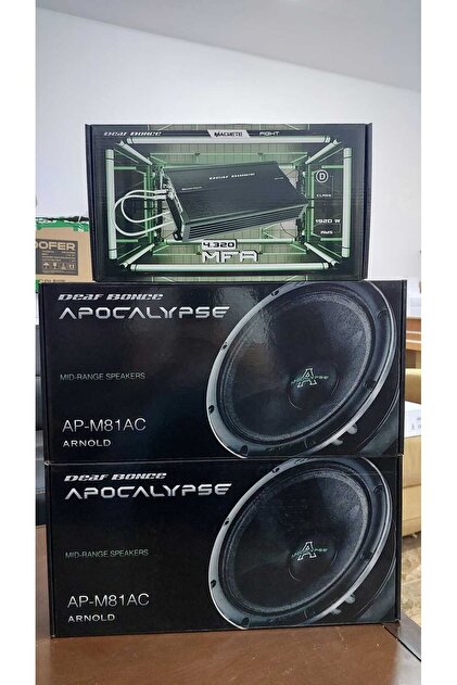 APOCALYPSE Profesyonel Paket Ses Sistemi 2 Takım 81AC - MACHETE