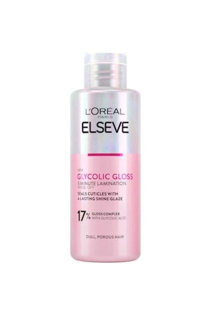 Mască de păr Elseve Glicolic Gloss pentru strălucire, 200 ml