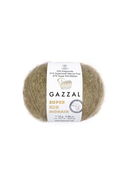 Super Kid Mohair 25 Gr 200 Mt %70 Kid Mohair %30 Silk Fine Knitting Yarn-64406-1 Piece