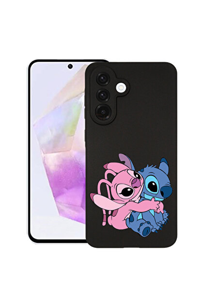 Ултра тънък TPU матов калъф за Samsung Galaxy S25 FE, Ангелски стич, 2052001 B 1842