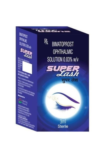 Picături pentru ochi, Healing Pharma, Super Lash cu Bimatoprost 0,03%, Îngroșarea și alungirea genelor, 3m