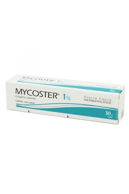 Cremă Mycoster 1% cu efect antifungic, pentru tratamentul ciupercilor pielii și unghiilor, 30