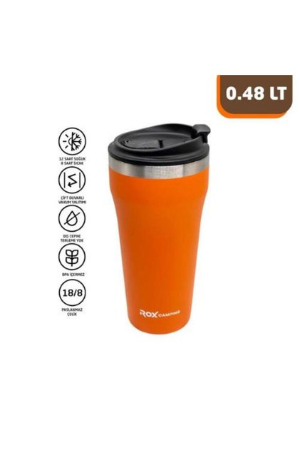 Camping 0192 Coffee Thermos 0.48 Lt - Orange
