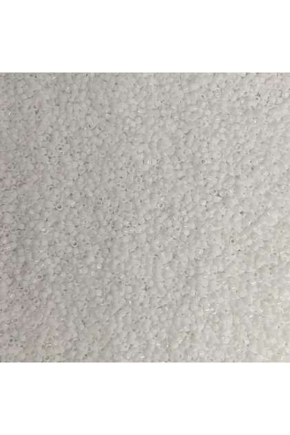Miyuki Beads 11/0, Miyuki Delica Beads, 2 Grams, (DB200) White