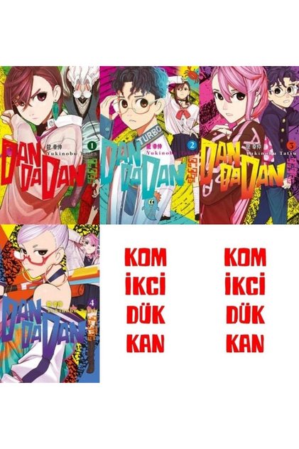 Dandadan 1-2-3-4 manga seti (4 kitap) ayraç hediyeli
