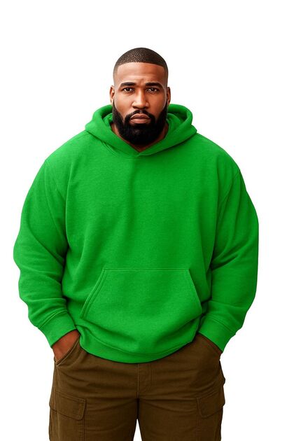 3 Yarn Combed Cotton Plus Size Unisex Sweatshirt