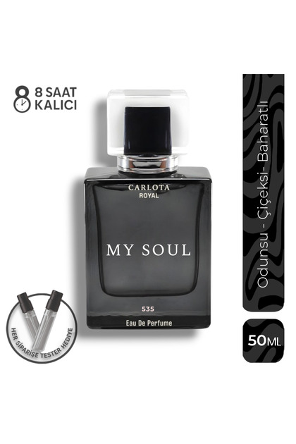 CARLOTA MY SOUL Erkek Parfüm 50 ML | Aromatik Koku | Royal Seri