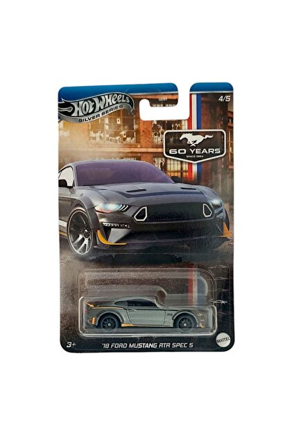 HOT WHEELS Silver Series Araba 18 Ford Mustang RTR Spec 5 JBY53