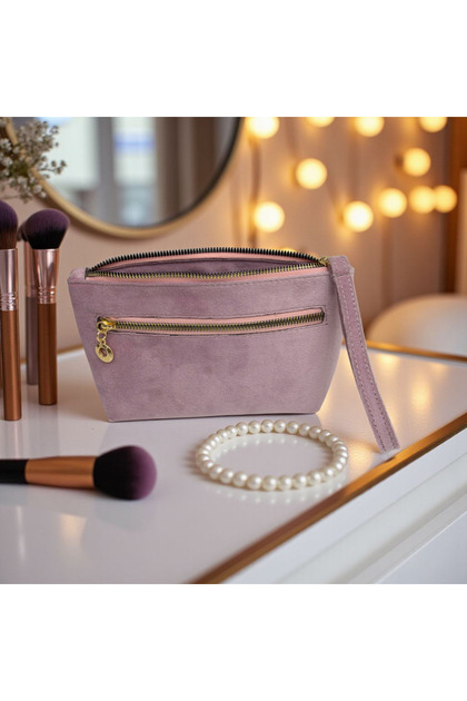 Multi-Purpose Women's Makeup & Accessory Bag with Zipper