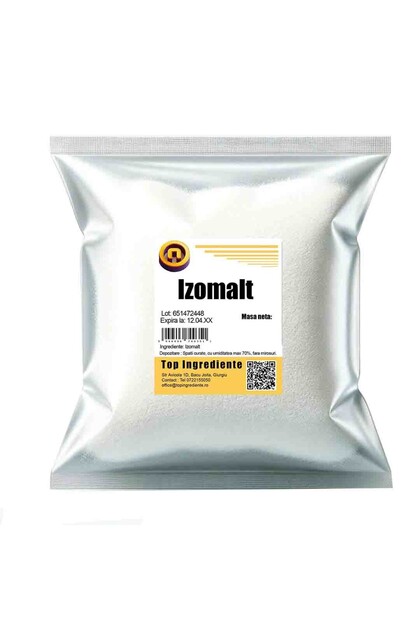 Izomalt - Inlocuitor Zahar – Bomboane & Ciocolata & Bauturi – Alb - 100g
