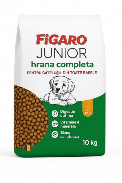 HRANA USCATA CU PUI PENTRU CAINE JUNIOR - 10KG