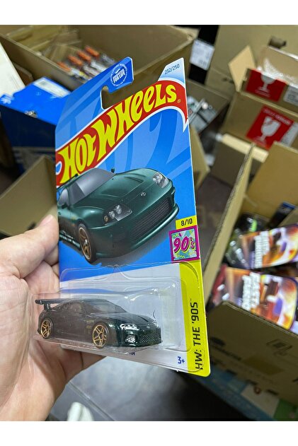 HOT WHEELS Yeşil Toyota Supra Uzun Kart 1:64 Diecast Model Araba