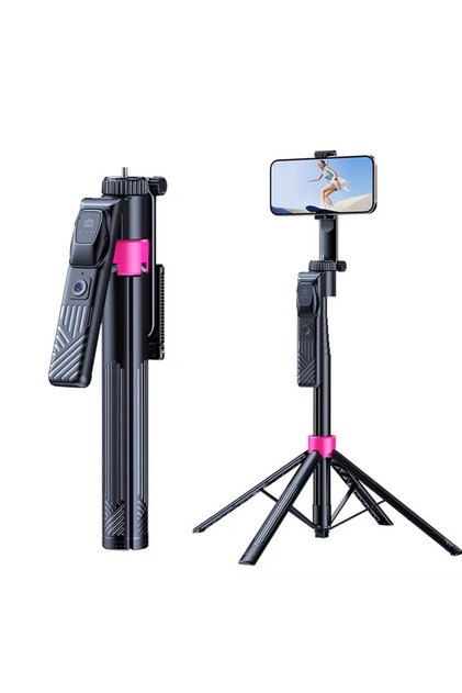 Selfie Stick SS2 cu funcție AI Face Track, mâner rotativ, telecomandă magnetică