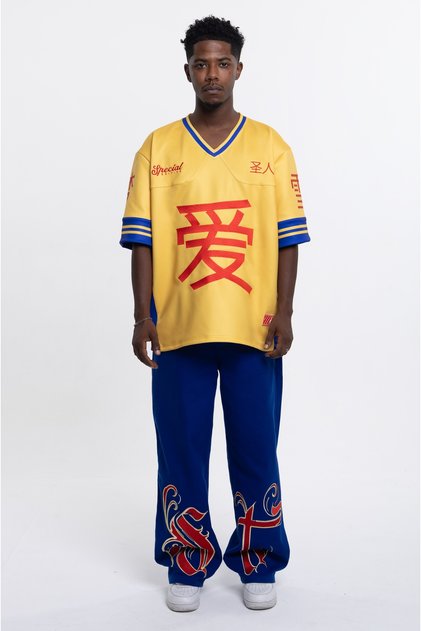 Hanzo Sarı Scuba Oversize Erkek Jersey