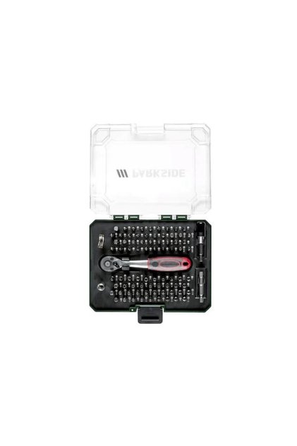Set surubelnita cu clichet si accesorii, 81 piese,