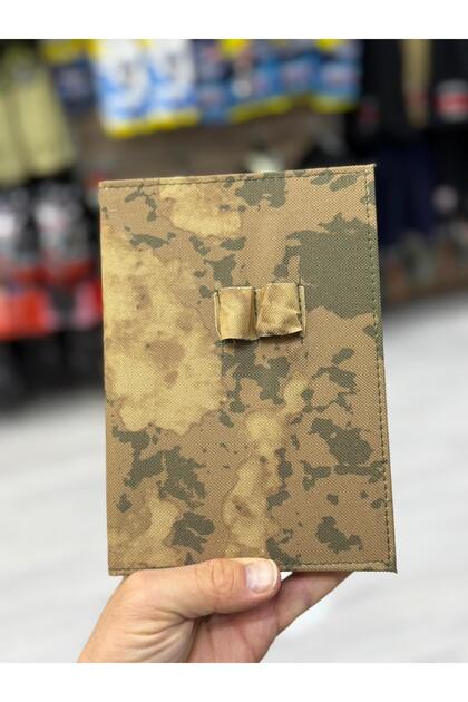Military Notebook Large Size Camouflage Checkered 110 Pages