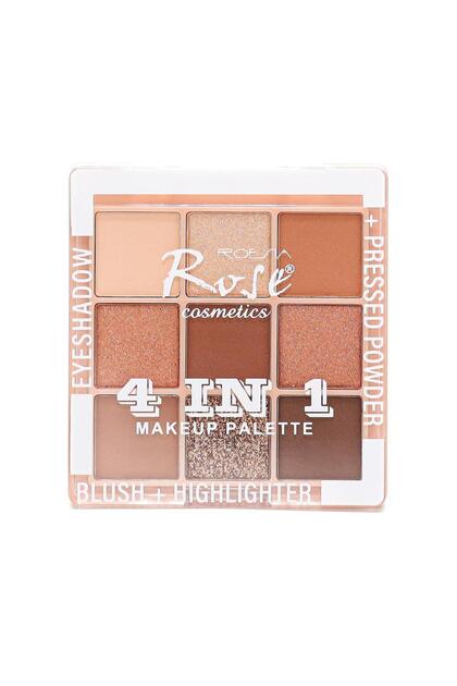 Rosegarden 01 & 04 4本 ×3トータル12本セット Roesıa Rose Cosmetics Rose 4IN1 3 Katlı Makyaj Seti & Göz Farı