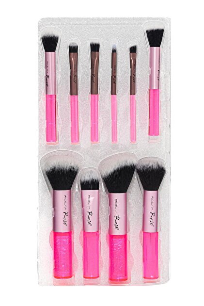 Roesıa Rose Cosmetics Rose New Real 10'lu Makyaj Fırça Seti