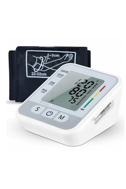 Tensiometru Digital de Brat Bigshot, 2x99 Inregistrari, Inregistrare Tensiune si Puls, Alb