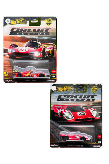 HotWheelsミニカーセットRWBPorsche Ferrari LBWK HOT WHEELS CHASE - FERRARI 499P - Circuit Legends - PREMIUM - (1