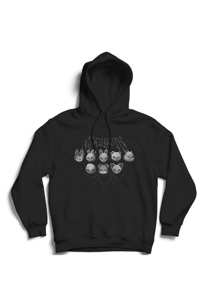Stray Kids, Skzoo, Stay Gothic, Korean Music, Music Group, Cotton Hooded Sweatshirt Hoodie