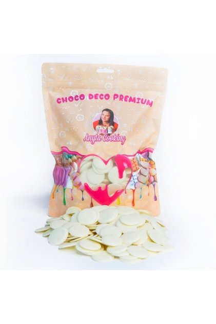 Choco Deco Premium (Deco Melts) - 1 kg - Alb -