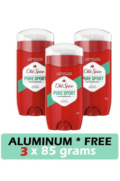 Pure Sport Aluminum Free High Endurance Deodorant 3 x 85g