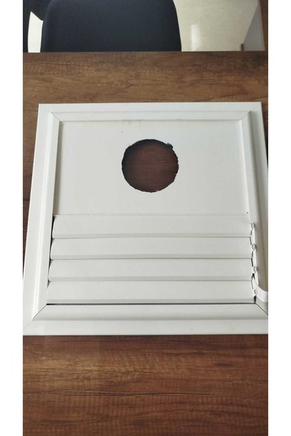 Perforated Design, Effective Ventilation 45X45 Aluminum White