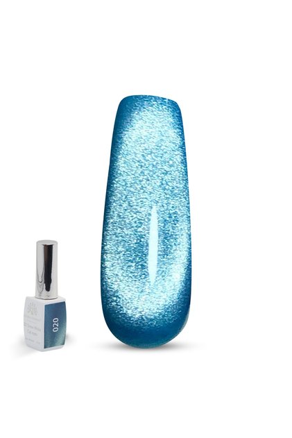 3D Snow White Cat Eye Gel Polish – 15ml UV/LED Soak-Off Shimmer Gel, Long-Lasting Gloss Nail Art