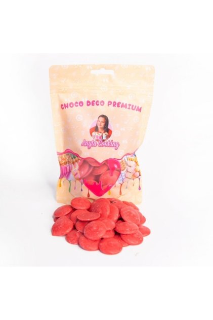 Choco Deco Premium (Deco Melts)-1 kg-(Red-Vanilla)-Anyta Cooking