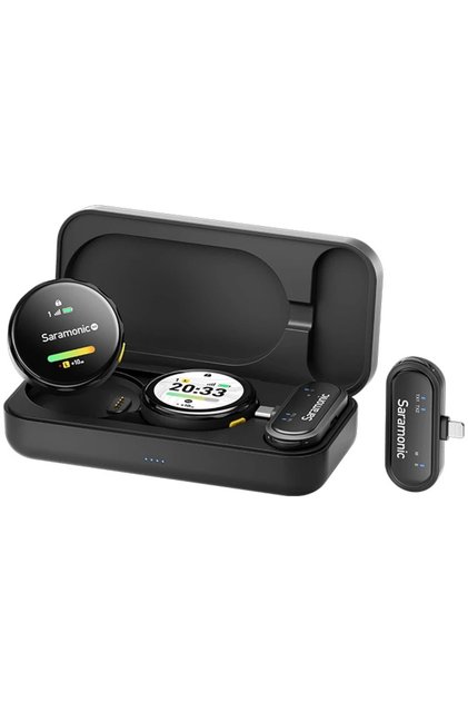 Microfon wireless BlinkMe U2, 1x Receptor, 2x Microfoane, Autonomie microfon 8 ore, R