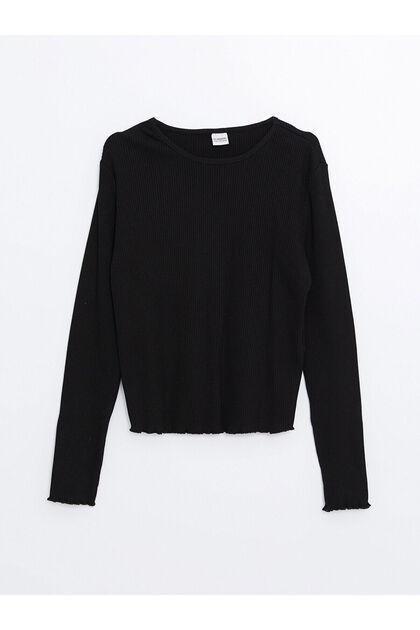 Crew Neck Girl's T-Shirt
